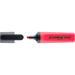 Teksta marķieris Edding 345 1-5.0mm, nošķelts, sarkans