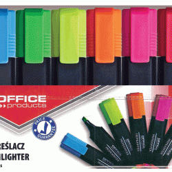 *Teksta marķieru komplekts Office Products, nošķelti, 6 krāsas