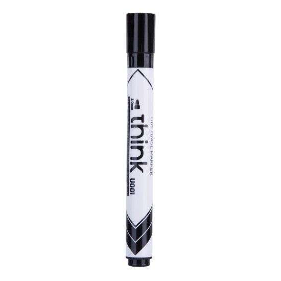 Tāfeles marķieris Deli U001 2.0mm, konisks, melns