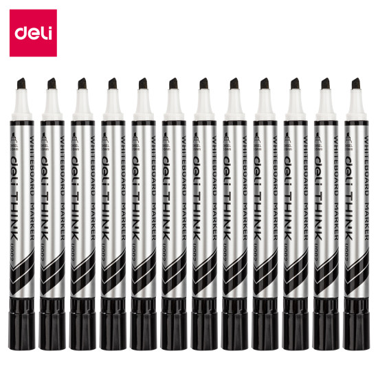 Маркер для доски Deli U00220, Black, Долговечное стирание