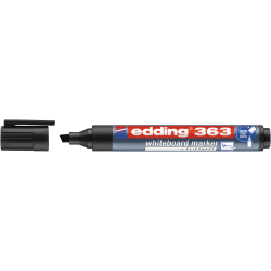 Tāfeles marķieris Edding 363 1-5.0mm, nošķelts, melns