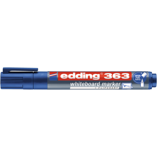 Tāfeles marķieris Edding 363 1-5.0mm, nošķelts, zils