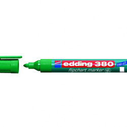 Papīra marķieris Edding 380 Flipchart 1.5-3mm, konisks, zaļš