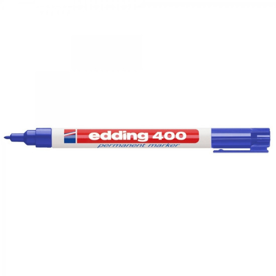 *Permanentais marķieris Edding 400, 1mm, konisks, zils