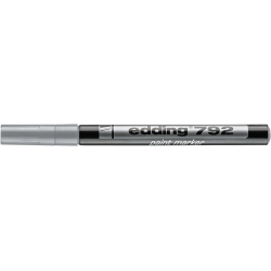 Permanets marķieris Edding 792, 0.8mm, sudraba