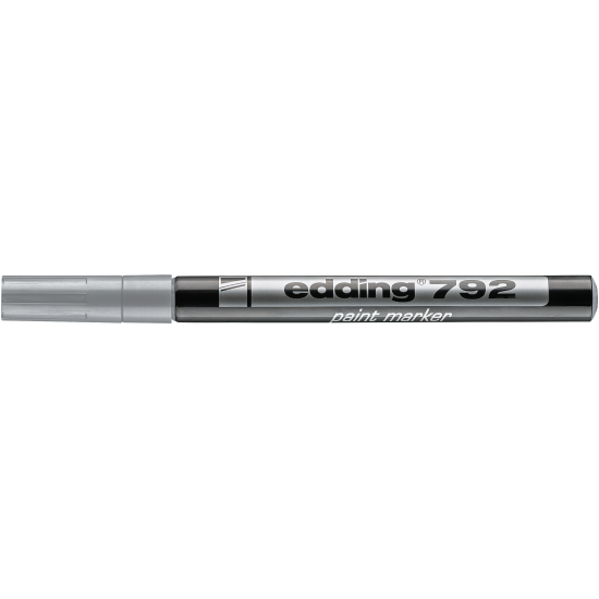 Permanets marķieris Edding 792, 0.8mm, sudraba