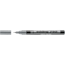 Permanets marķieris Edding 792, 0.8mm, sudraba