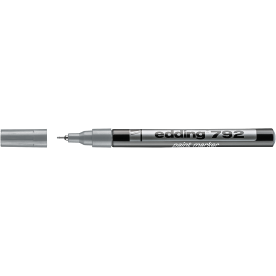 Permanets marķieris Edding 792, 0.8mm, sudraba
