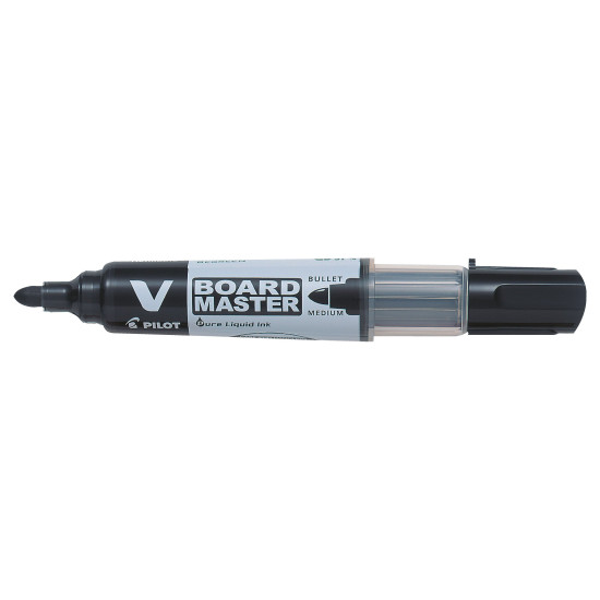Tāfeles marķieris ar kapsulu Pilot V Board Master 2.3mm, konisks, melns
