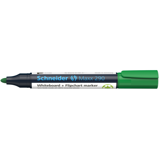 Tāfeles marķieris Schneider 290 2-3mm, konisks, zaļš