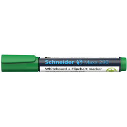 Маркер для белой доски Schneider Maxx 290, Green, Перезаряжаемый