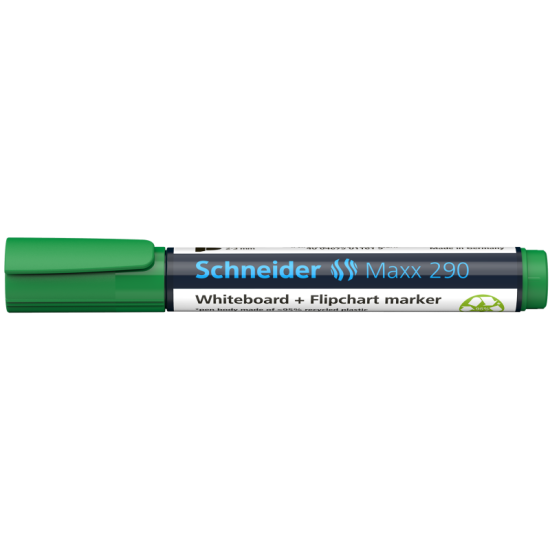 Tāfeles marķieris Schneider 290 2-3mm, konisks, zaļš