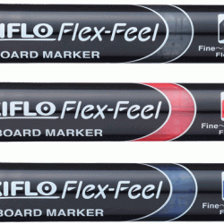 Tāfeles marķieris Pentel Maxiflo Flexfeel 4.0mm, konisks, zils