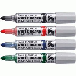 Tāfeles marķieris Pentel Maxiflo MWL5W 8.0mm, konisks, zaļš