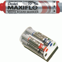 Tāfeles marķieris Pentel Maxiflo MWL5M 6.0mm, konisks, brūns