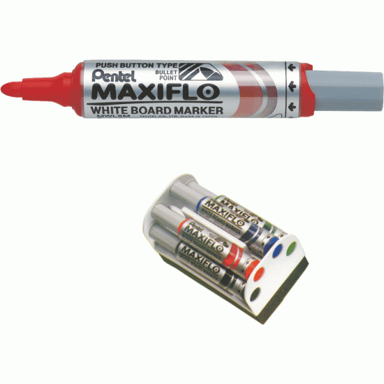 Tāfeles marķieris Pentel Maxiflo MWL5M 6.0mm, konisks, brūns