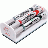 Tāfeles marķieru komplekts Pentel Maxiflo MWL5S 4.0mm, konisks, 4 krāsas