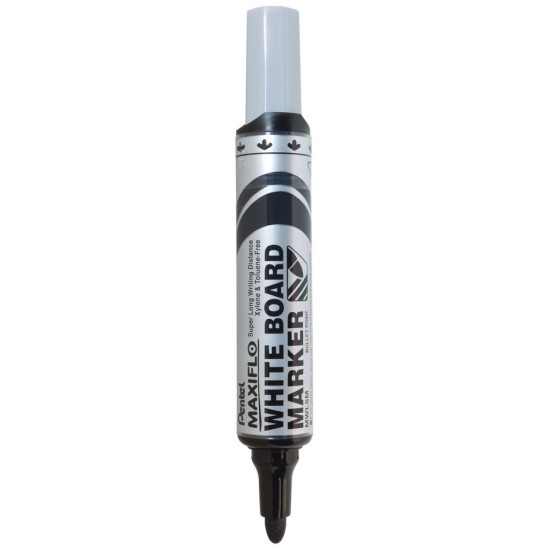 Tāfeles marķieris Pentel Maxiflo MWL5M 6.0mm, konisks, melns