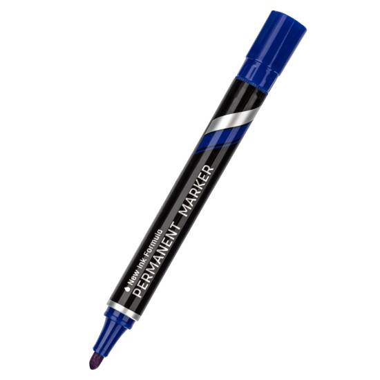 Permanentais marķieris Deli U100,1.5mm, konisks, zils