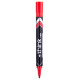 Permanentais marķieris Deli U100,1.5mm, konisks, sarkans