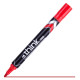 Permanentais marķieris Deli U100,1.5mm, konisks, sarkans