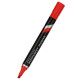 Permanentais marķieris Deli U101, 1.5-5mm, nošķelts, sarkans