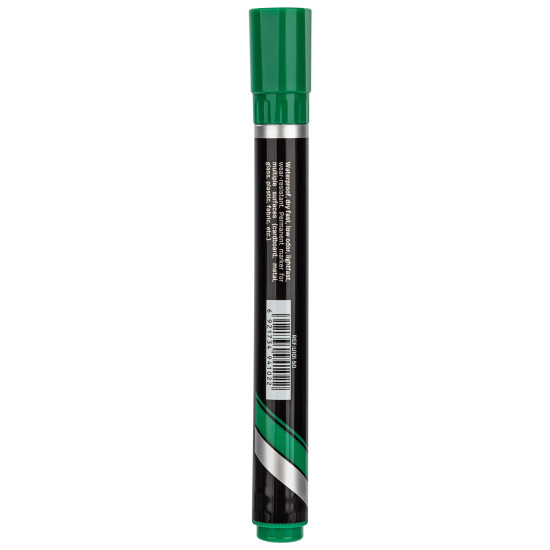 Permanentais marķieris Deli U101, 1.5-5mm, nošķelts, zaļš