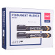 Permanentais marķieris Deli Mate U102, 1.5mm, konisks, melns
