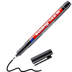 Permanentais marķieris Edding 142M 1.0mm, konisks, melns