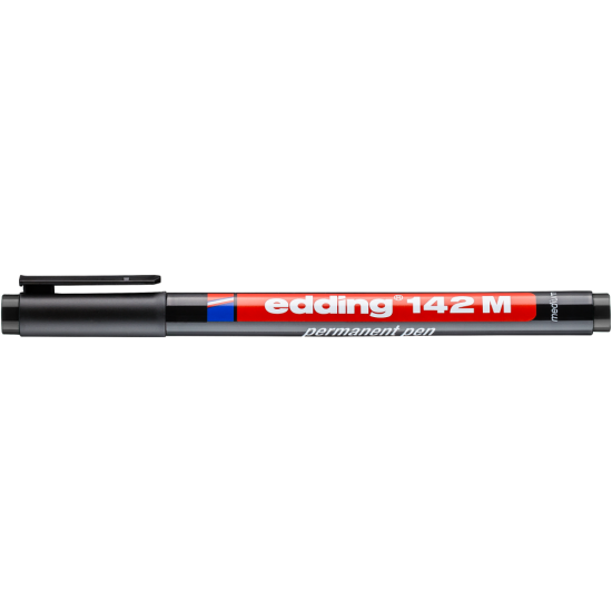 Permanentais marķieris Edding 142M 1.0mm, konisks, melns