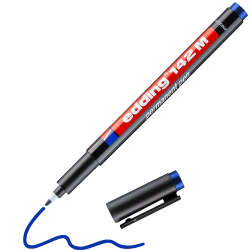 Permanentais marķieris Edding 142M 1.0mm, konisks, zils