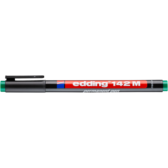 Permanentais marķieris Edding 142M 1.0mm, konisks, zaļš