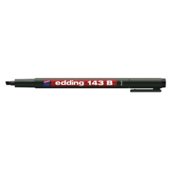 Permanentais marķieris Edding 143B 1-3.0mm, nošķelts, melns