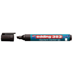 Papīra marķieris Edding Flipchart 383 A8, 1-5mm, nošķelts, melns