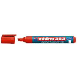 Papīra marķieris Edding Flipchart 383 A8, 1-5mm, nošķelts, sarkans