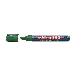 Маркер для флипчарта Edding 383, Green, Технология Cap-off