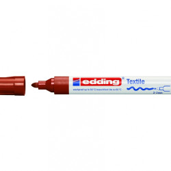 Tekstila marķieris Edding 4500 2-3.0mm, konisks, brūns