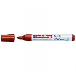 Tekstila marķieris Edding 4500 2-3.0mm, konisks, brūns