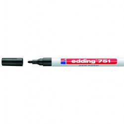 Permanentais marķieris Edding Paint 751 1-2.0mm, konisks, melns