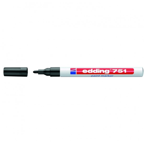 Permanentais marķieris Edding Paint 751 1-2.0mm, konisks, dzeltens