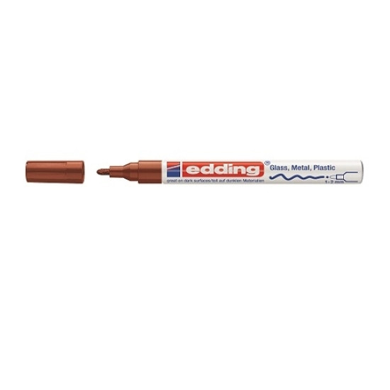 *Permanentais marķieris Edding Paint 751, 1-2mm, konisks, brūns