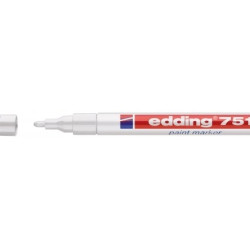 Permanentais marķieris Edding Paint 751 1-2.0mm, konisks, balts