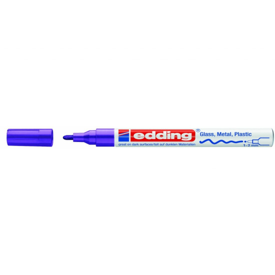 Permanentais marķieris Edding Paint 750 2-4.0mm, konisks, violets