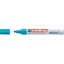 *Permanentais marķieris Edding Paint 750, 2-4mm, glancēts, gaiši zils