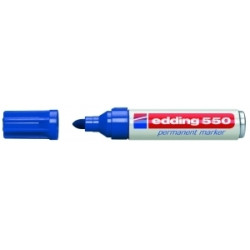 **Permanentais marķieris Edding 550, 3-4mm, konisks, zils
