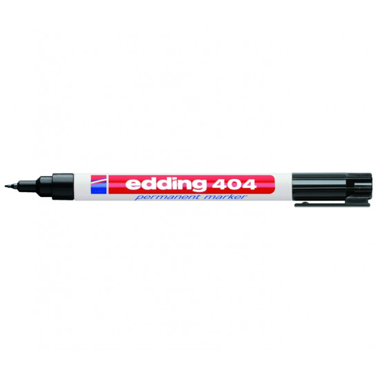 Permanentais marķieris Edding 404 0.75mm, konisks, melns