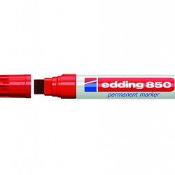 Permanentais marķieris Edding 850 5-16.0mm, nošķelts, sarkans