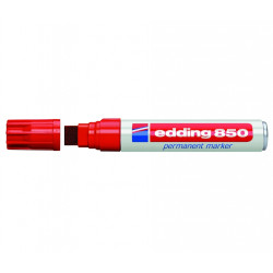 Permanentais marķieris Edding 850 5-16.0mm, nošķelts, sarkans