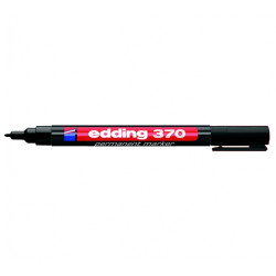 Permanentais marķieris Edding 370 1.0mm, konisks, melns