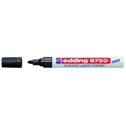 Permanentais marķieris Edding Paint 8750 2-4.0mm, konisks, melns